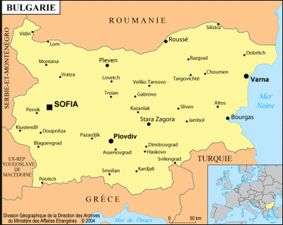 carte bulgarie 400x318 Forum Bulgarie (Република България, Bălgarija) 