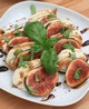Salade de figue et mozzarella au caramel balsamique (Recette allemande, Bavière)