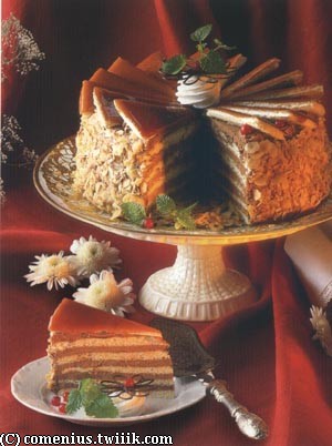 dobos torta Dobos Torta ; célèbre gâteau chocolat caramel (Recette hongroise)