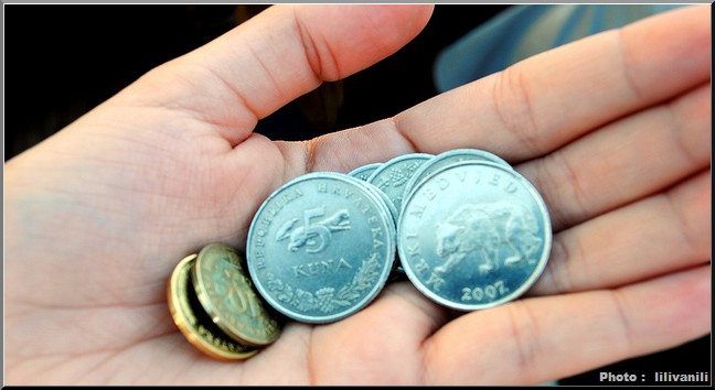 Cout de la vie Croatie: Budget à prévoir pour des vacances en Croatie kuna monnaie croate