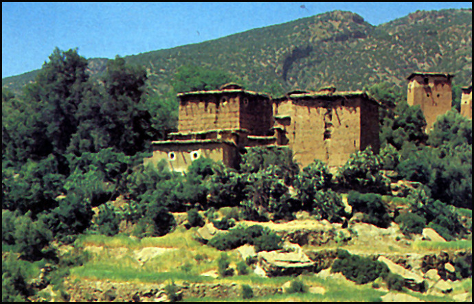 maroc haut atlas central maisons