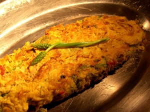 Omelette d'asperges sauvages