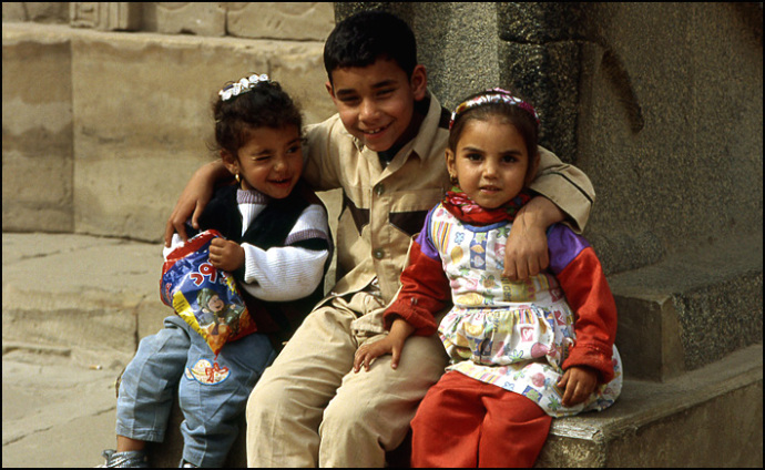 gamins Egypte