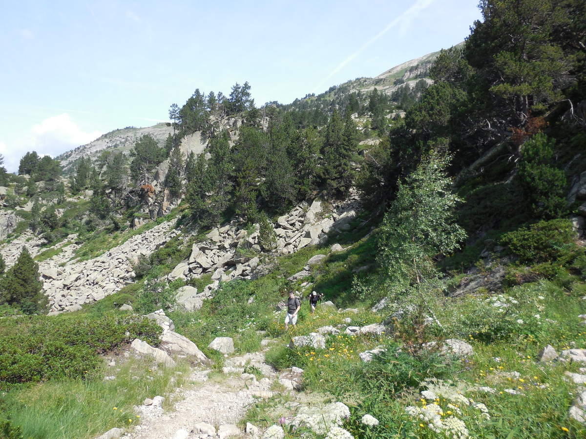 Le lac inférieur de Baciver (Val d'Aran)