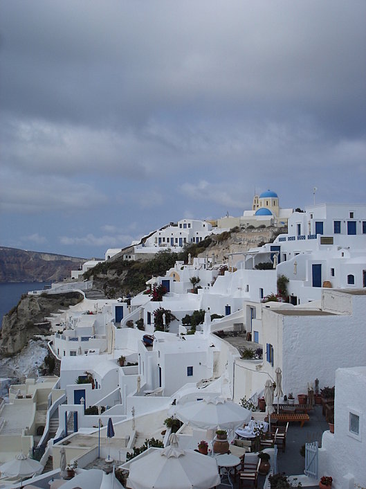 route fira cyclades grece
