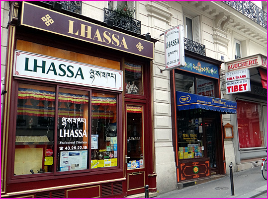 Paris restaurant tibetain lhassa rue montagne ste genevieve