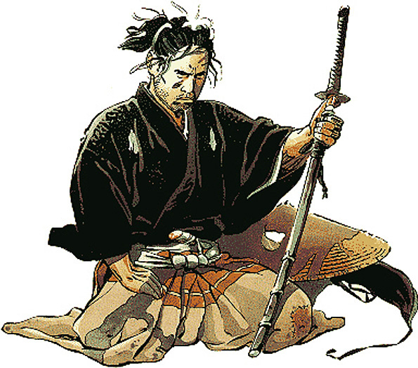 samourai dessin