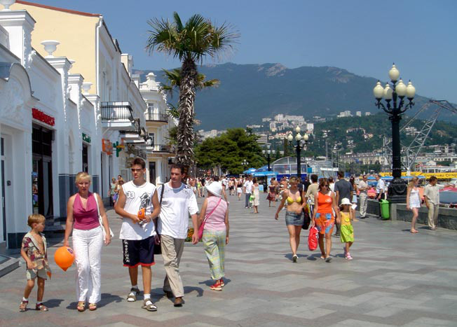 yalta promenade bord de mer