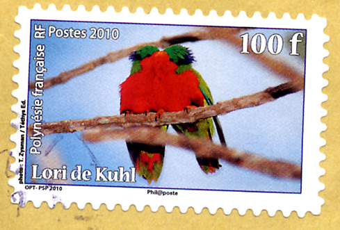 Lori de kuhl polynesie timbre