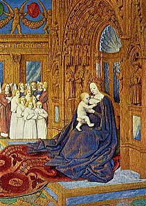 Etienne Chevalier et la Vierge par Fouquet (2)