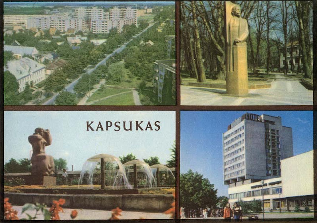  Carte postale de Kapsukas / Marijampole