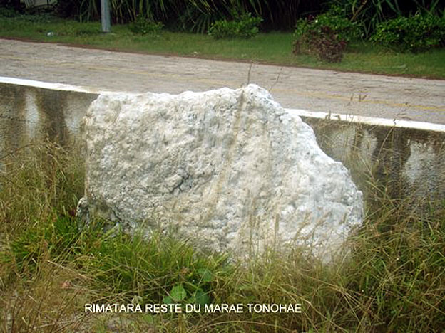 RIMATARA AMARU DERNIER VESTIGE DE L ANCIEN MARAE TONOHA'E