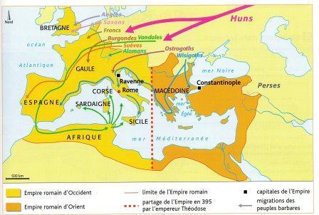 Carte division empire romain - Copie