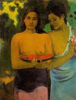 Gauguin Deux tahitiennes gauguin