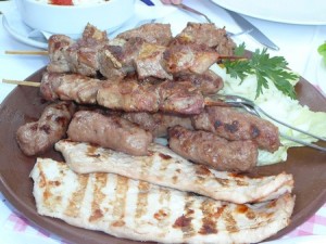 mix grill en serbie