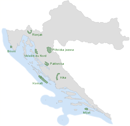 parcs nationaux de croatie