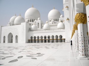 la mosquée d'Abu Dhabi
