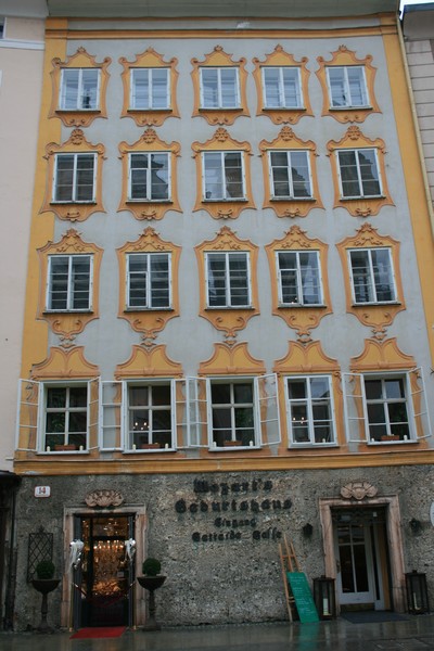 salzbourg facade autriche