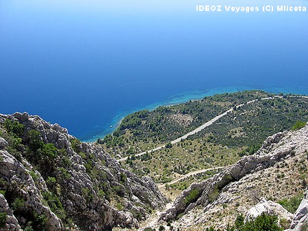 Biokovo route et Adriatique