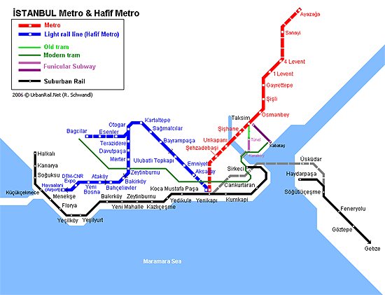 Metro istanbul plan