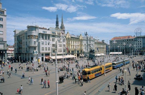Zagreb place Josip Jelacic