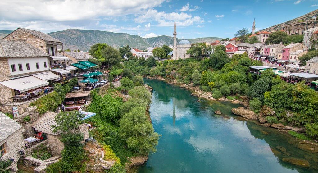 Mostar en bosnie herzegovine