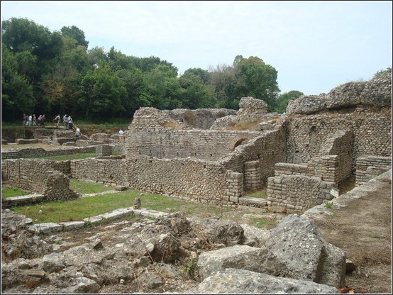 Butrint vestiges Albanie