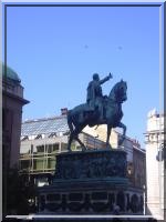 Belgrade statue prince mihailo