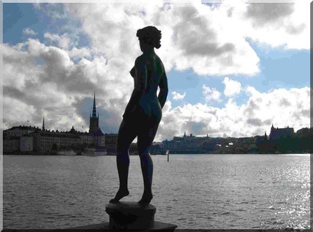 Stockholm vue sur riddarholmet