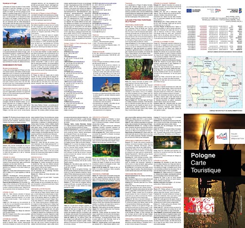 pologne carte touristique