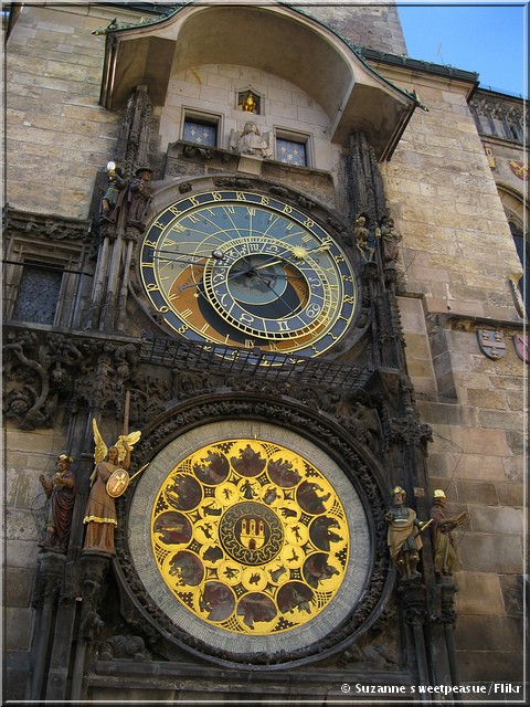 horloge astronomique prague cadrans