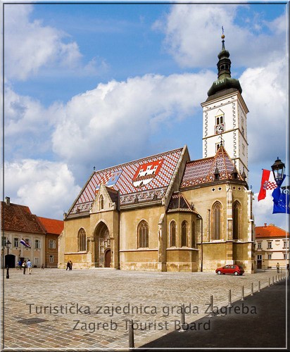 Zagreb Eglise saint marc