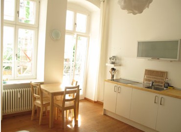location appartement berlin- hufeland Coin cuisine