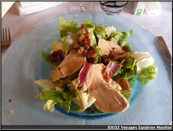 la caleche peyrens salade copeaux foie gras