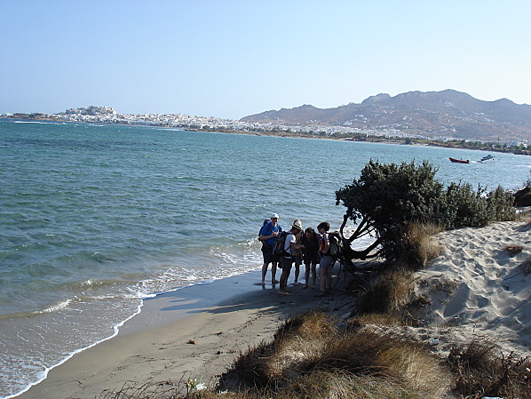 Cyclades naxos plage halte