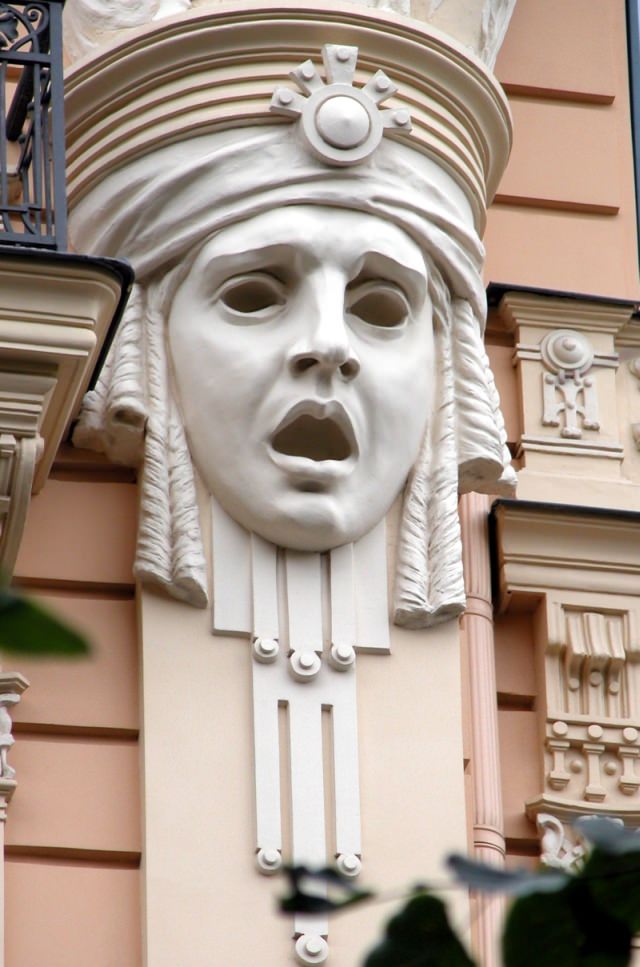 Riga Jugendstil ornement Art Nouveau d'Eisenstein