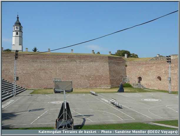 belgrade forteresse kalemegdan terrain basket
