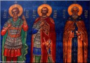 Sainte Nedelja Sofia Bulgarie fresque saints