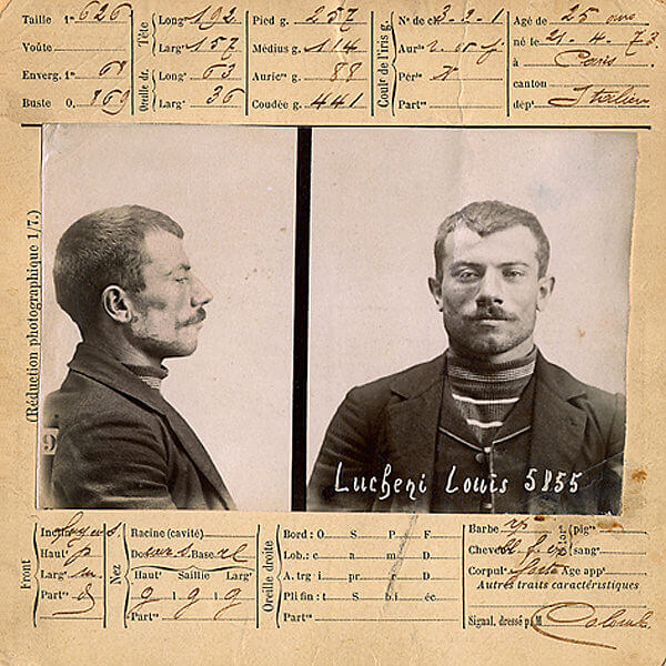 Luigi Luccheni assassin de l'impératrice d'Autriche Elisabeth