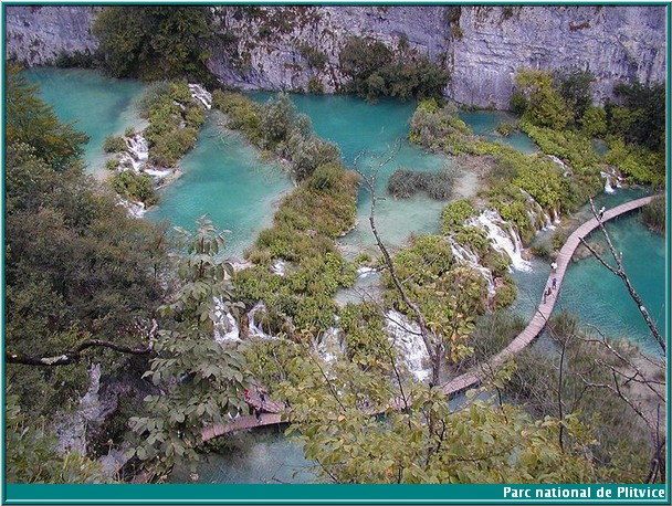 se baigner à Plitvice parc national croatie