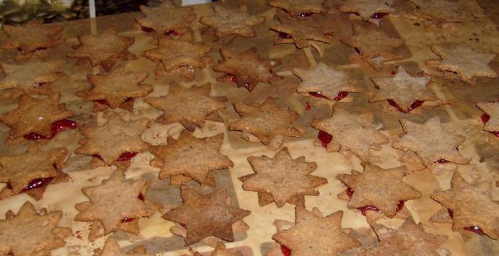 Linzer platzchen biscuits de Noël de Linz