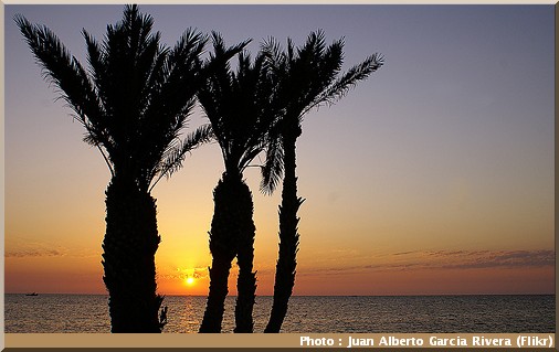 djerba tunisie coucher de soleil