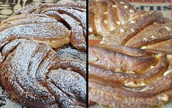 Recette de Kringle estonien ; une savoureuse brioche aux pépites de chocolat kringle estonien