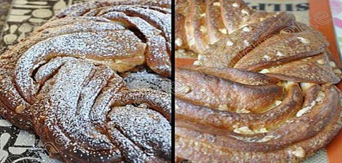 Recette de Kringle estonien ; une savoureuse brioche aux pépites de chocolat kringle estonien