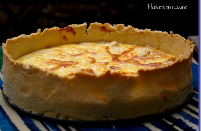 Recette Quiche franc comtoise au Poulet, Comté et vin jaune