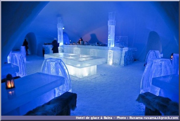 balea hotel de glace comptoir