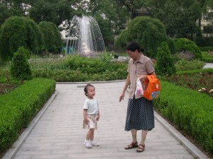 mere et enfant chinois