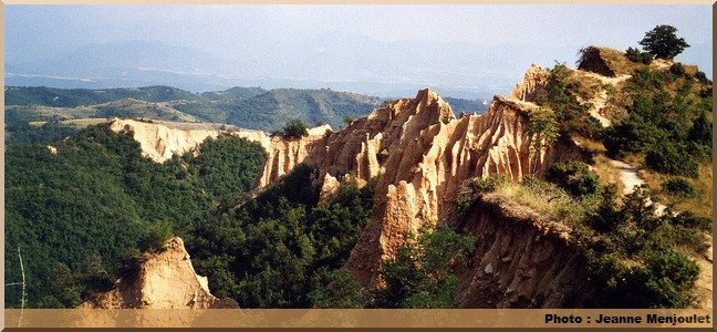 Melnik montagnes bulgarie