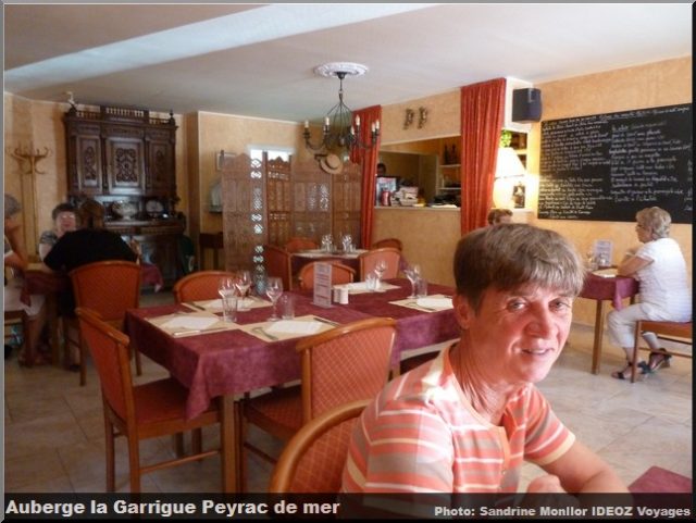 Restaurant La Garrigue Saint Pierre La Mer