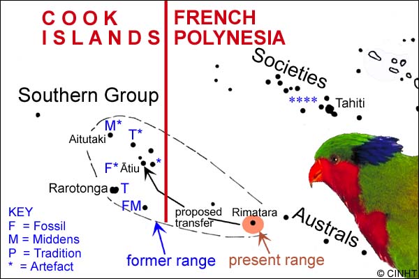 carte iles australes